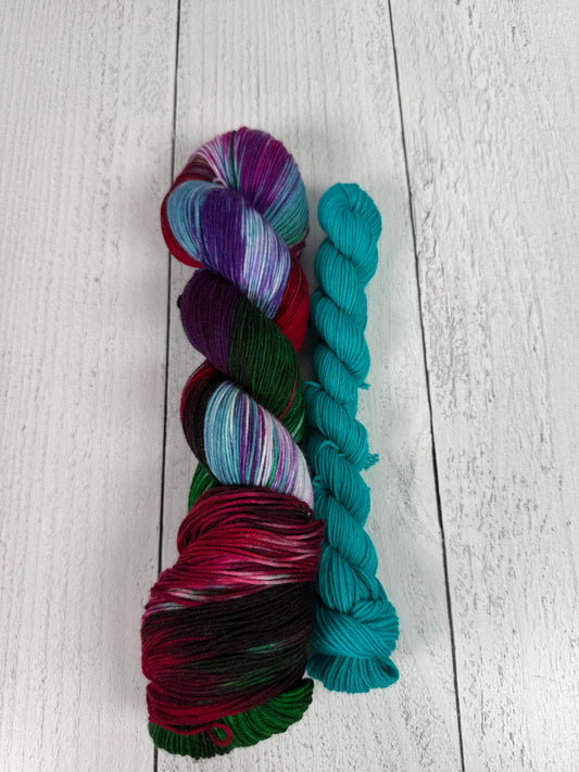 Single Brew - Midnight Masquerade Sock Set - Blue Mini (Achilles Sock)