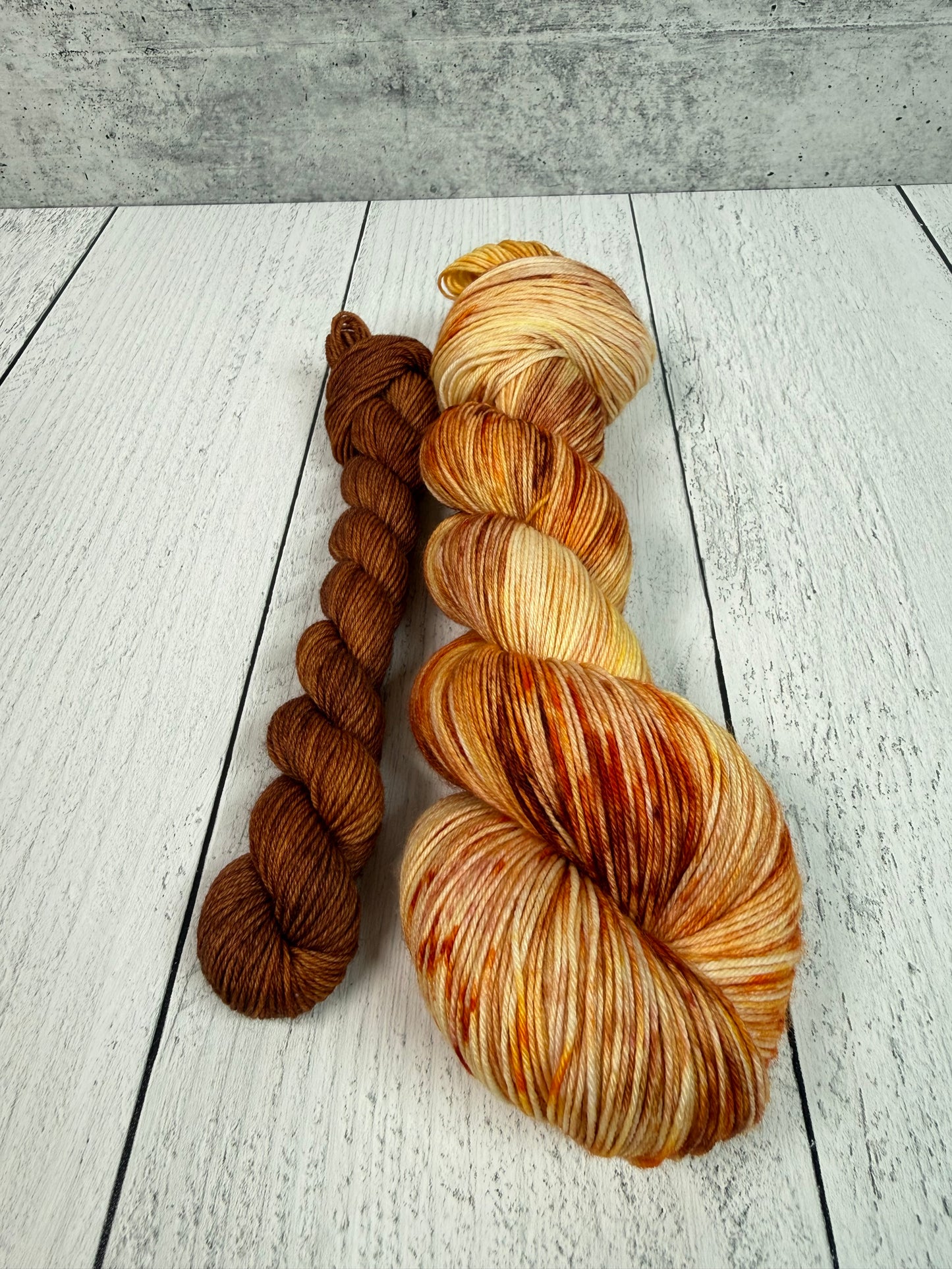 Sunflower Fields Sock Set w/Brown Mini (Achilles Sock)