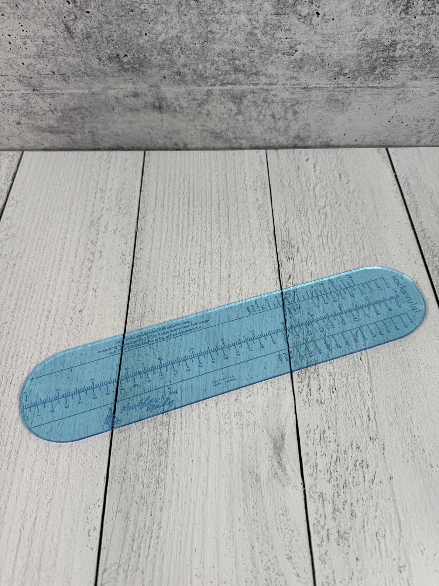 Katrinkles Acrylic Sock Ruler