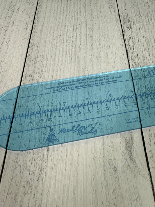 Katrinkles Acrylic Sock Ruler