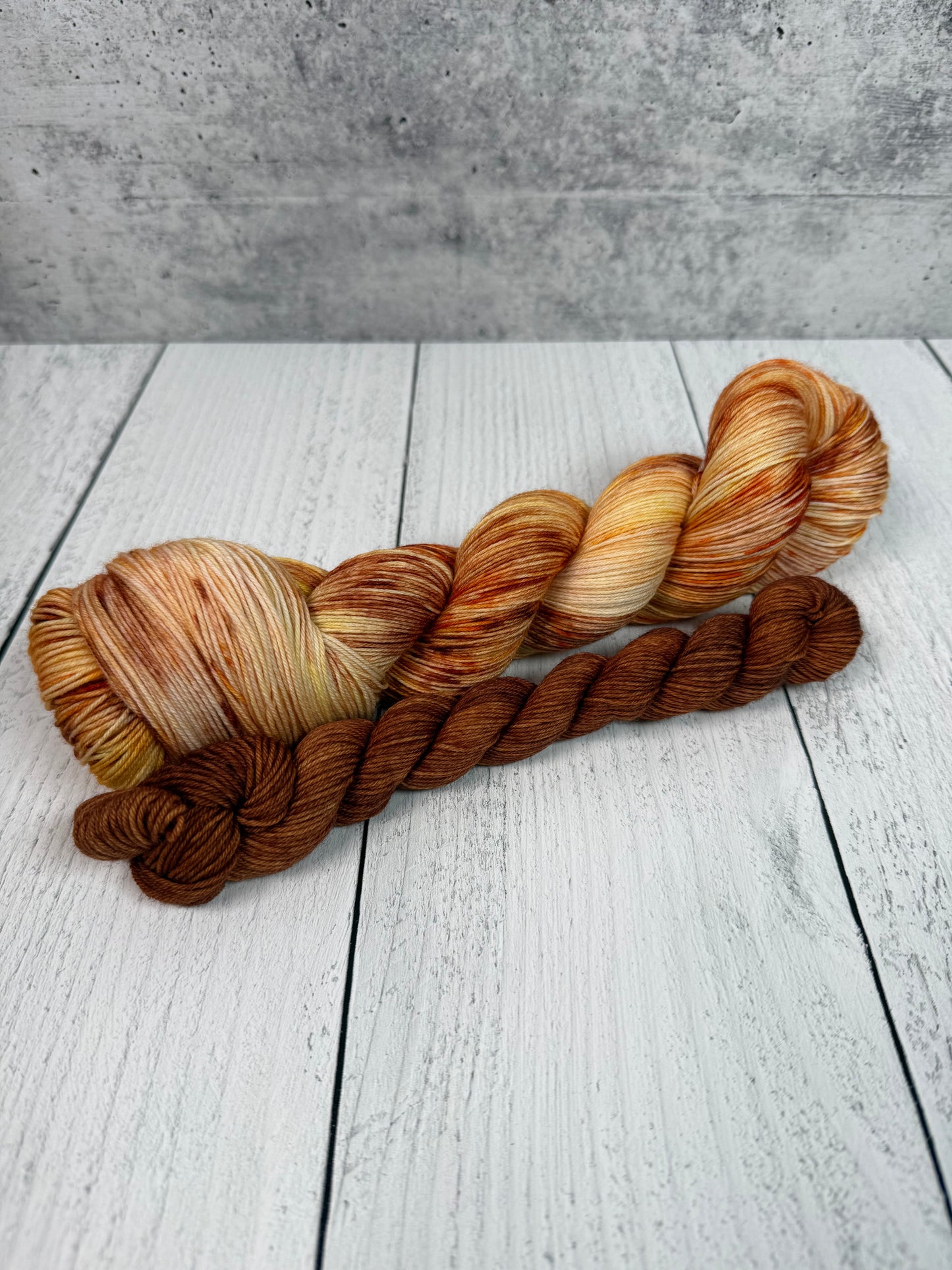 Sunflower Fields Sock Set w/Brown Mini (Achilles Sock)