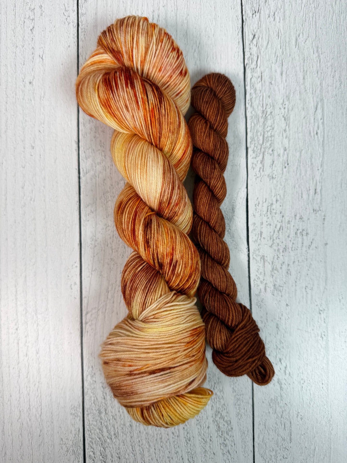 Sunflower Fields Sock Set w/Brown Mini (Achilles Sock)