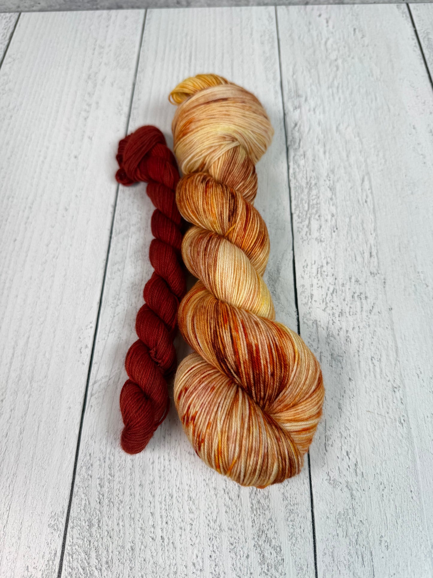 Sunflower Fields Sock Set w/Red Mini (Achilles Sock)