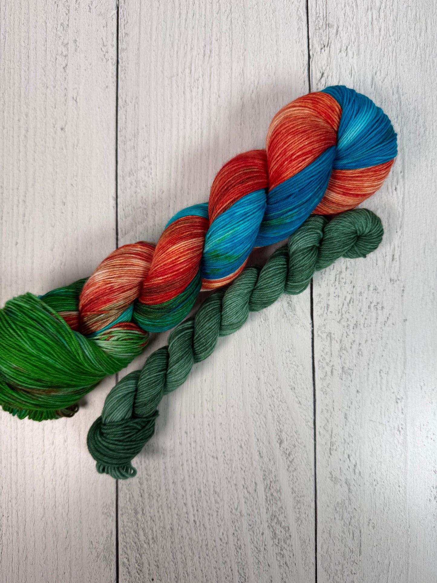 Below the Surface Sock Set w/Green Mini (Achilles Sock)