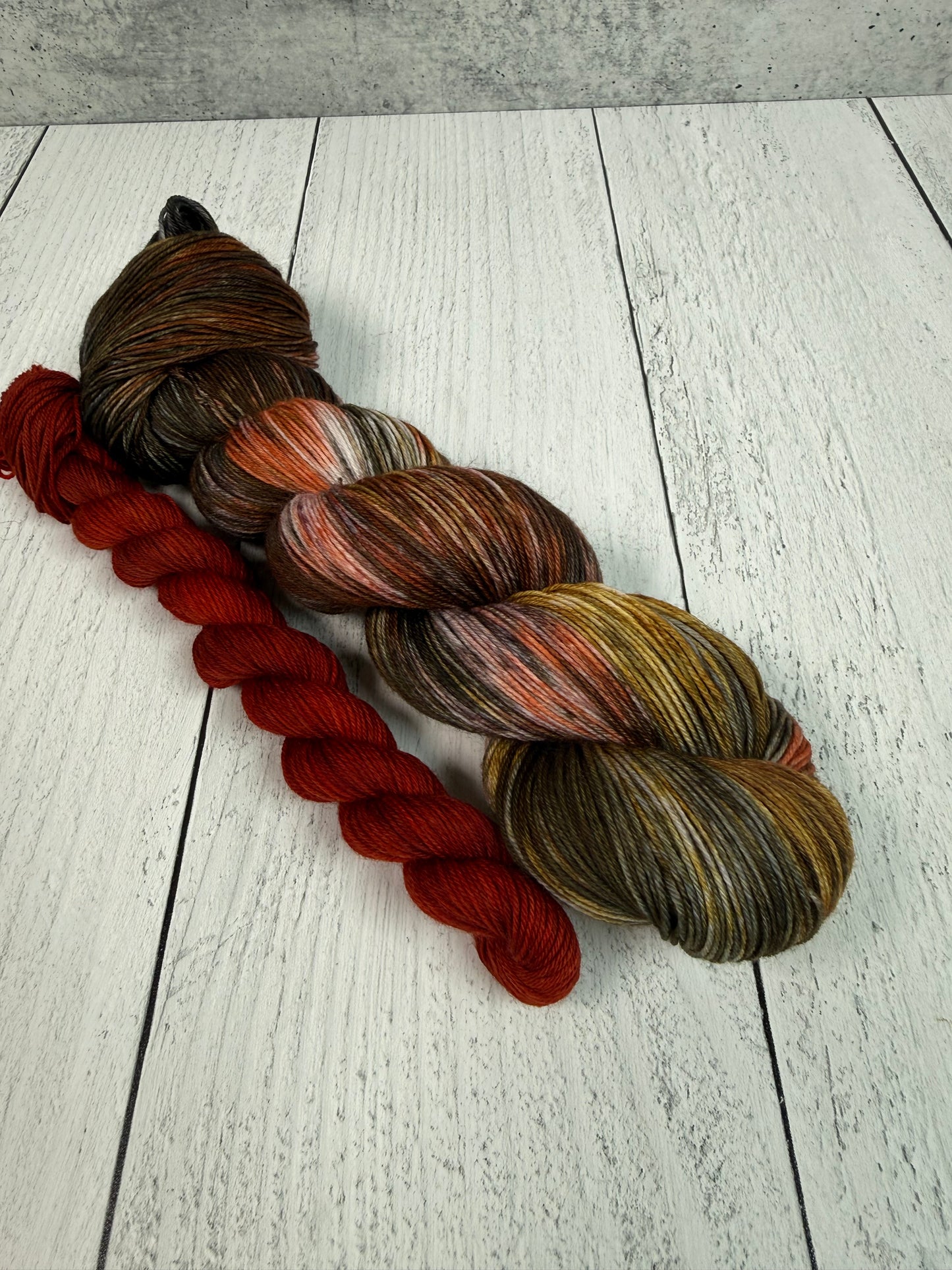 Canyon Hues Sock Set w/Red Mini (Achilles Sock)