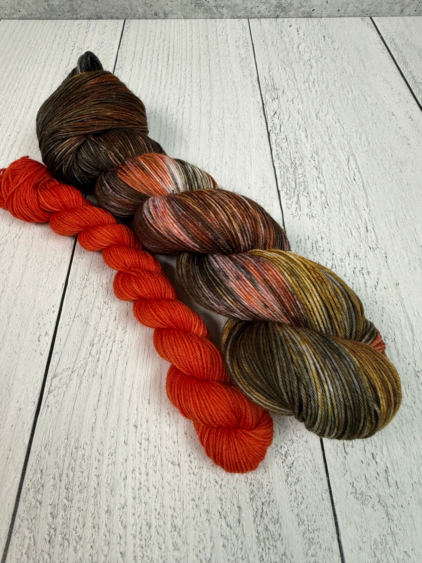 Canyon Hues Sock Set w/Orange Mini (Achilles Sock)