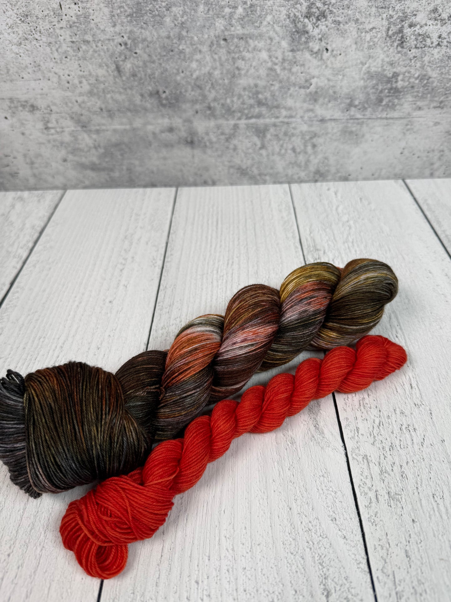 Canyon Hues Sock Set w/Orange Mini (Achilles Sock)