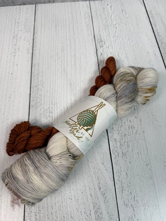 Dreamcatcher Sock Set w/Brown Mini (Achilles Sock)