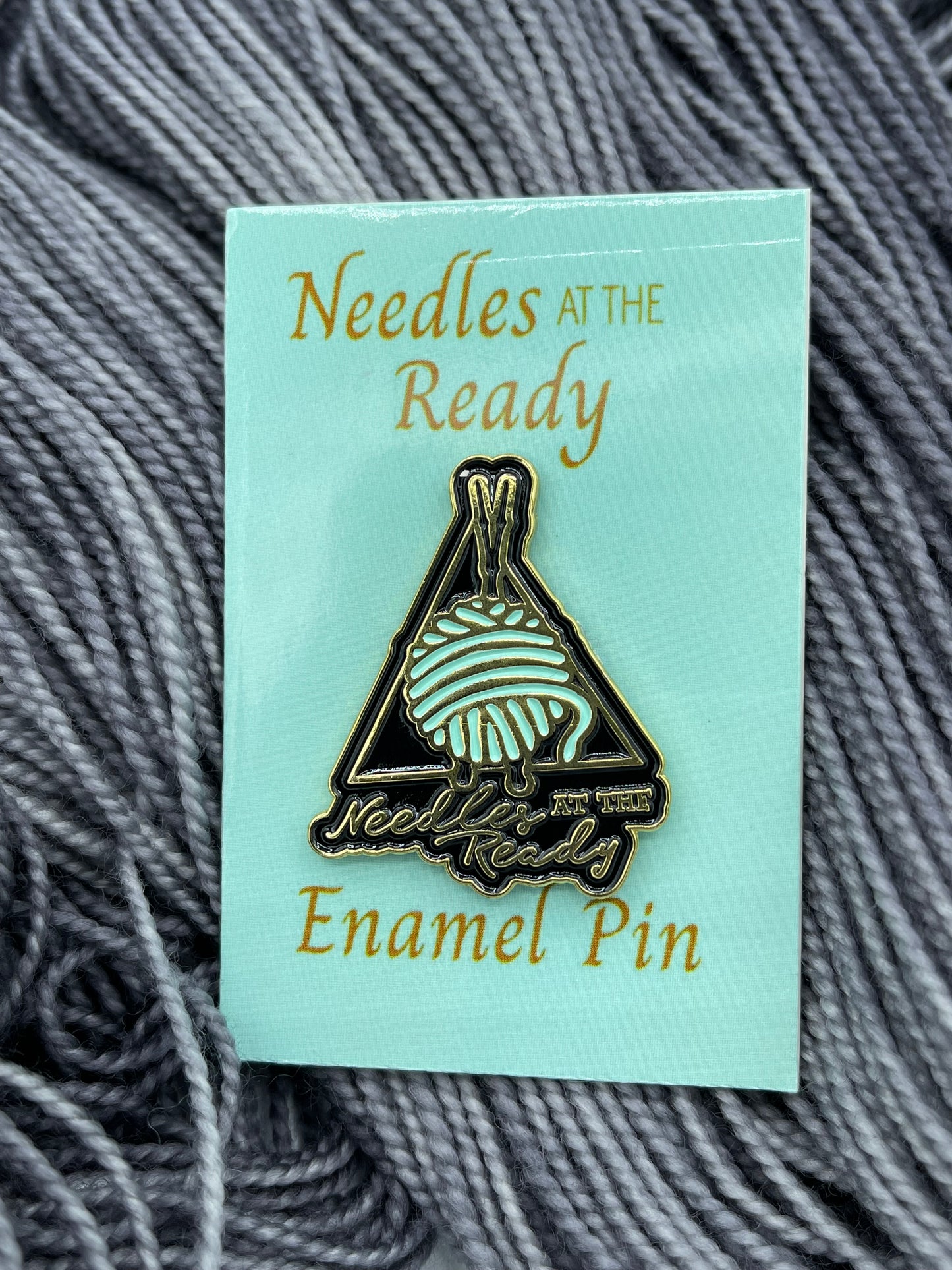 NATR Black Enamel Pin